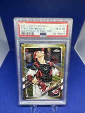 2021 Topps Chrome Gold Wave Refractor /50 Tyler Stephenson RC #111