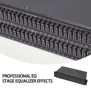 EQ231 Dual 25-Band Stereo EQ Graphic EqualizerHifi Bluetooth Equalizer for Home - Picture 1 of 15
