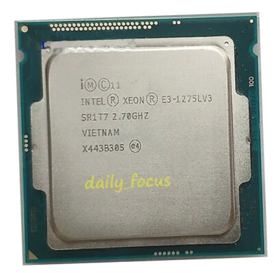 Intel Xeon E3-1275L V3 OEM 2.7GHz LGA 1150 SR1T7 4-Core 8M 45W CPU Processor - Image 1 of 4