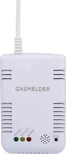 UNITEC Gasmelder für Erdgas Alarmsignal Methan und Flüssiggas Propan Butan weiss - Bild 1 von 3