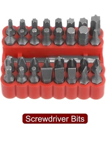 33pcs Screwdriver Bit Set Hex Head Drill Bit Collection with 1/4 Extender - Picture 1 of 7
