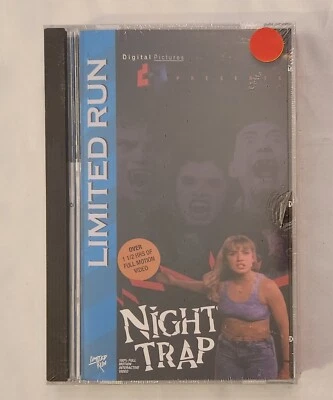 Night Trap (Sega CD, Limited Run Games) - New/Sealed - Image 1 of 4