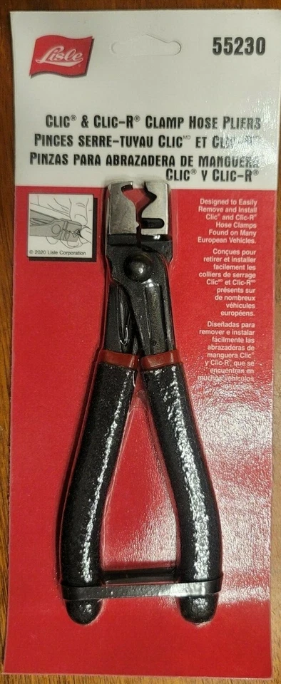 Lisle Heavy Duty CLIC & CLIC-R Hose Clamp Removal and Installing Pliers #55230 - Image 1 of 1