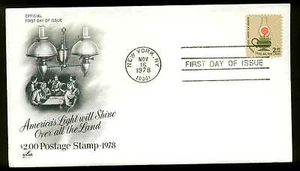 1611 $2 AMERICANA SERIES FDC NEW YORK, NY ART CRAFT CACHET - Picture 1 of 1