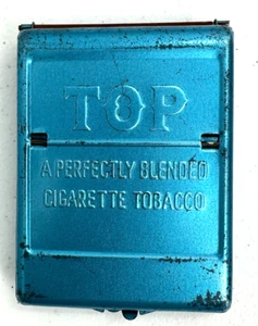 Top Cigarette Roller A Perfectly Blended Cigarette Tobacco Blue Metalware Tin - Picture 1 of 8