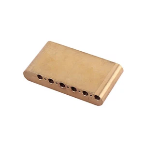 Bloc trémolo laiton pour accessoires guitare Fender Stratocaster Bridge - Photo 1/7