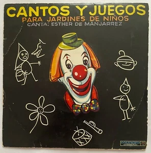 ESTHER MANJARREZ - CANTOS Y JUEGOS PARA JARDINES DE NIÑOS - MEXICAN 7¨ EP PS - Picture 1 of 4