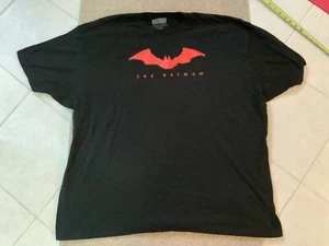 Camiseta The Batman 2022 Película Camiseta Señal Rojo Logo 3XL Negra DC - Imagen 1 de 5