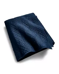 RALPH LAUREN OAKFIELD QUILTED COVERLET COTTON SATEEN FULL QUEEN NAVY MSRP $500 - Picture 1 of 5