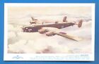 HANDLEY PAGE HALIFAX.WWII SALMON POSTCARD BY A.F.D.BANNISTER