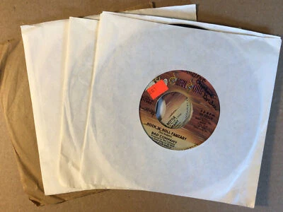 Bad Company, 45 Record Vinyls, 4 Disc Lot, Rock ‘N’ Roll Fantasy, Fade Away Foto 1 de 4