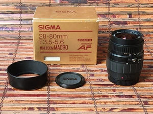 SIGMA 28-80mm F3.5-5.6 MINI ZOOM MACRO AF ASPHERICAL For Minolta A MOUNT, NICE!! - Picture 1 of 11