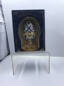 MY TREASURE FABULOUS EGG GENUINE PORCELAIN HAND PAINTED /Classic Collectible! - Picture 1 of 5
