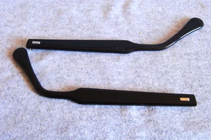 mb usa vintage eyeglass temples pair black 5-1/2 - Picture 1 of 4