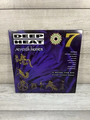 Deep Heat 7 - Seventh Heaven 12" Vinyl Double LP Album 90's Dance Foto 1 de 4