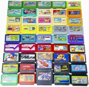 Japan NES Famicom Soft 45-piece set Mega Man5,Donkey Kong3,Dragon Ball,Astro Boy - Picture 1 of 7