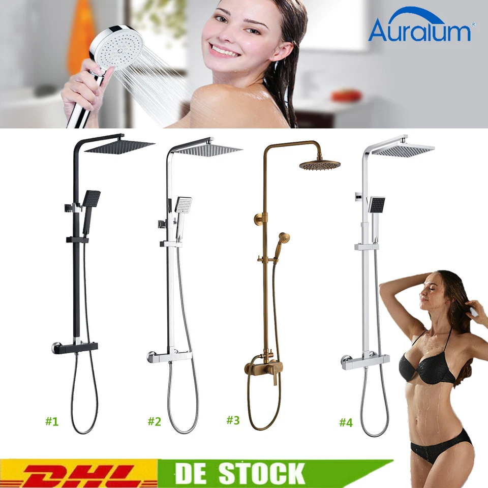 Duschsystem Duscharmatur Handbrause Einhebelmischer Mit Brausegarnitur Duschset - Bild 1 von 1