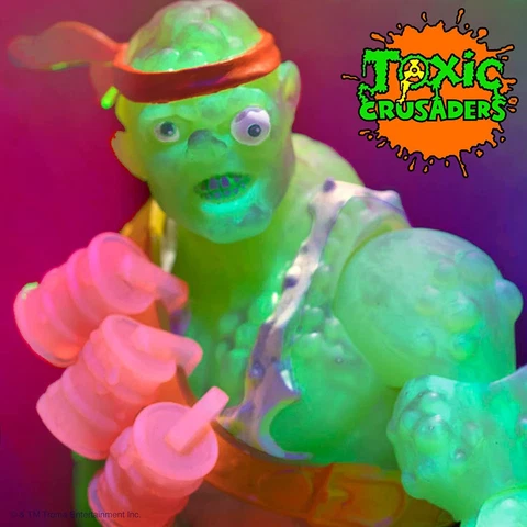 Super7 Troma Toxic Crusaders Ultimates Radioactive Red Rage Toxie Action Figure Cover