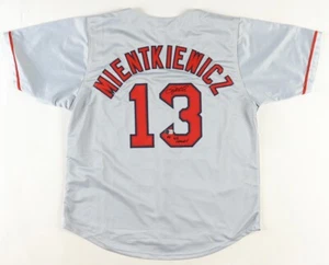 Doug Mientkiewicz Signed Boston Red Sox Jersey Inscribed "04 WS Champs"(Beckett) - Picture 1 of 7