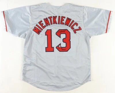Doug Mientkiewicz Signed Boston Red Sox Jersey Inscribed "04 WS Champs"(Beckett) - Image 1 of 4