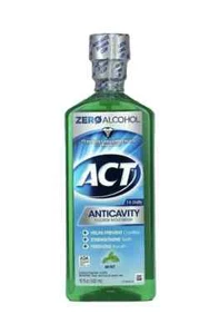 ACT Anticavity Fluoride Mouthwash, Alcohol Free, Mint 18 fl oz (532 ml) - Picture 1 of 3
