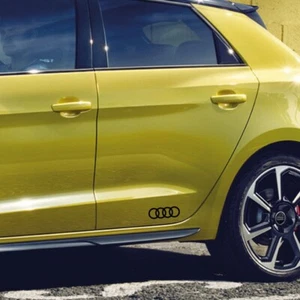 2 Adesivi per Audi Sport S Line Anelli auto fiancata A1 A3 A4 TT Sticker 14 CM - Imagen 1 de 1