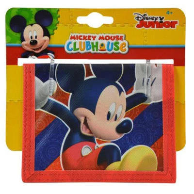 Disney Mickey Mouse Kids Bifold Wallet, Money Rewards Gift Card Holder Wallet - Image 1 of 4