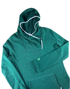 Stio Pullover Damen XL grün Süßwasser Fleece Hoodie Daumenlöcher Wandern 1475 - Bild 1 von 10