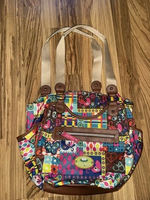 Lily Bloom Green Living Purse Tote Handbag Floral Multi-Color Bag - Image 1 of 4