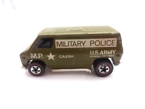 1976 Hot Wheels Redlines Khaki Kooler aka Super Van Military Police -Loose& Nice - Picture 1 of 6