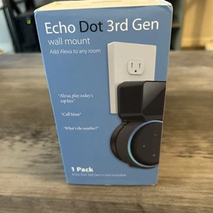 Outlet Wall Mount For Amazon Echo Dot 3rd Generation Holder Bracket - Picture 1 of 3