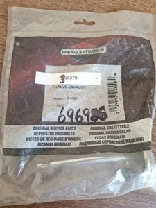 OEM Genuine Briggs & Stratton Engine Exhaust Valve. Part 696986 398370 - Picture 1 of 2
