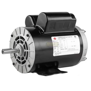 3.7 HP 3450 RPM Electric Motor Compressor Duty 56 Frame 1 Phase 5/8" Shaft 230 V - Picture 1 of 7