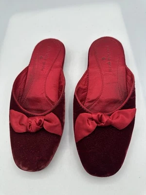 Zapatillas Patricia Terciopelo Verde Rojo Talla 6 Foto 1 de 4