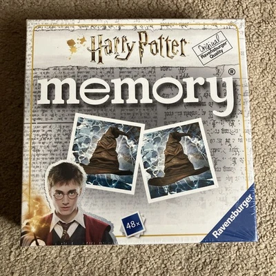 Harry Potter Memory Game 48 Pieces Ravensburger Picture Pairing Fun For Family! - Image 1 of 4