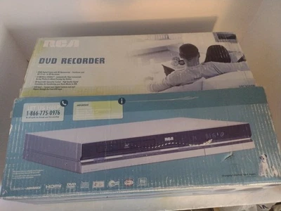 RCA DRC8060N DVD Recorder New Condition Open Box, CIB, Everything Still Sealed - Imagem 1 de 4