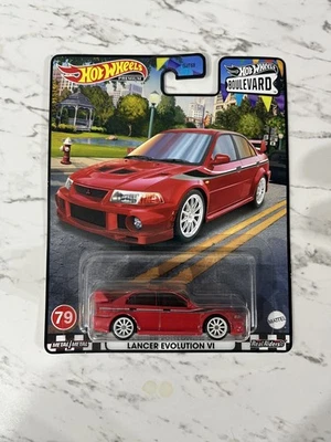 Hot wheels Mitsubishi Lancer Evolution VI Boulevard 79 - Real Riders 🔥🔥🔥 - Image 1 of 4