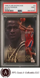 1996 Flair Showcase #3 Allen Iverson PSA 9 - Picture 1 of 2