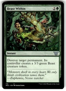 Beast Within Commander: Kamigawa: Neon Dynasty Regular MTG - Bild 1 von 2
