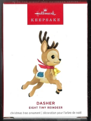 2025 Hallmark Eight Tiny Reindeer Dasher Ornament 1st in Series