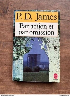 P.D.James: Par action et par omission/ Le Livre de Poche 1993 - Photo 1/2