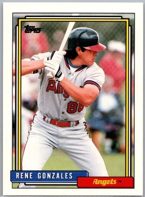 1992 Topps Traded #42T Rene Gonzales California Angels - Image 1 of 2