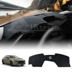 Car Dashboard Sunshade Pad Instrument Trim For Mazda 3 2019-2025 Plush Material - Picture 1 of 10