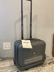 Delsey Helium Shadow 4.0 Under-seat Rolling Carry-on Gray 2 Wheel Hard-shell - Picture 1 of 15