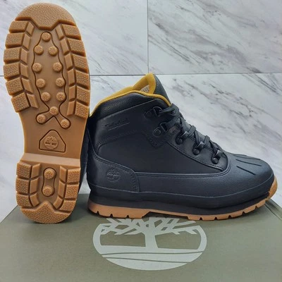 Timberland Euro Hiker подкладка носок загрузки черный полное зерно резинки низ подростков размер 5,5 - Изображение 1 из 4