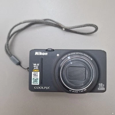 Pho - Nikon Coolpix S9200 Compact 16 Mpix Noir - Photo 1/4