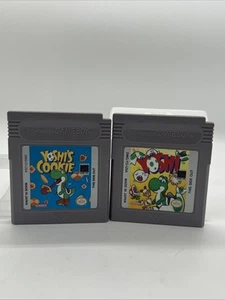 Nintendo Game Boy Game Lot Yoshi & Yoshi’s Cookie VGC! with Cases Fast Shipping! - Picture 1 of 6