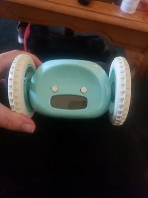 CLOCKY Alarm Clock for Heavy Sleepers on Wheels, Run Away Blue Works - Image 1 of 4
