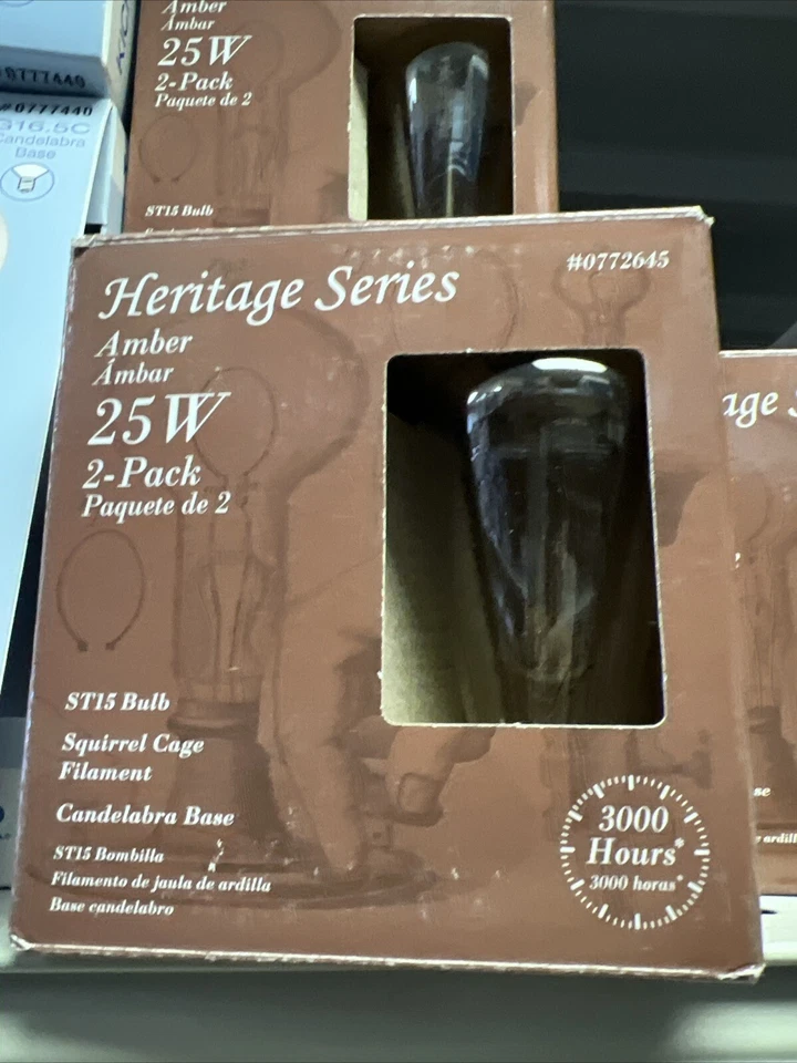 Heritage Vintage 2-Pack 25W Dimmable Warm White ST18 Vintage  - Image 1 of 1