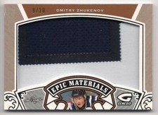 Dmitry Zhukenov 2016 Leaf Genesis Epic Materials Game Used Jersey Patch /20 2c
